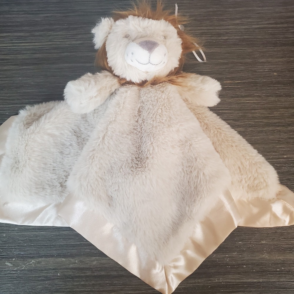 Cloud Island Lion Baby Lovey Security Blanket 2022 Satin Backing Target NWT